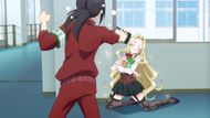 Mimimi protects Meme from the photographer - Source: Bibury Animation Studios
