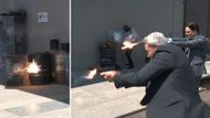 Bullets flew as the bad guys closed in | Image: ABC