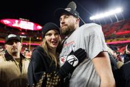 Taylor Swift and Travis Kelce at the AFC Championship Game: Buffalo Bills v Kansas City Chiefs - Source: Getty