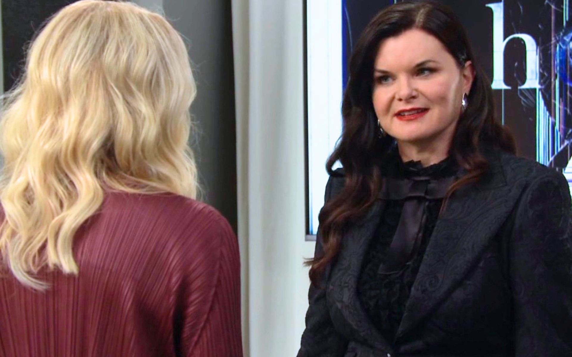 Brooke and Katie's war nearly turns physical at Logan | Image: CBS