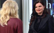 Brooke and Katie's war nearly turns physical at Logan | Image: CBS