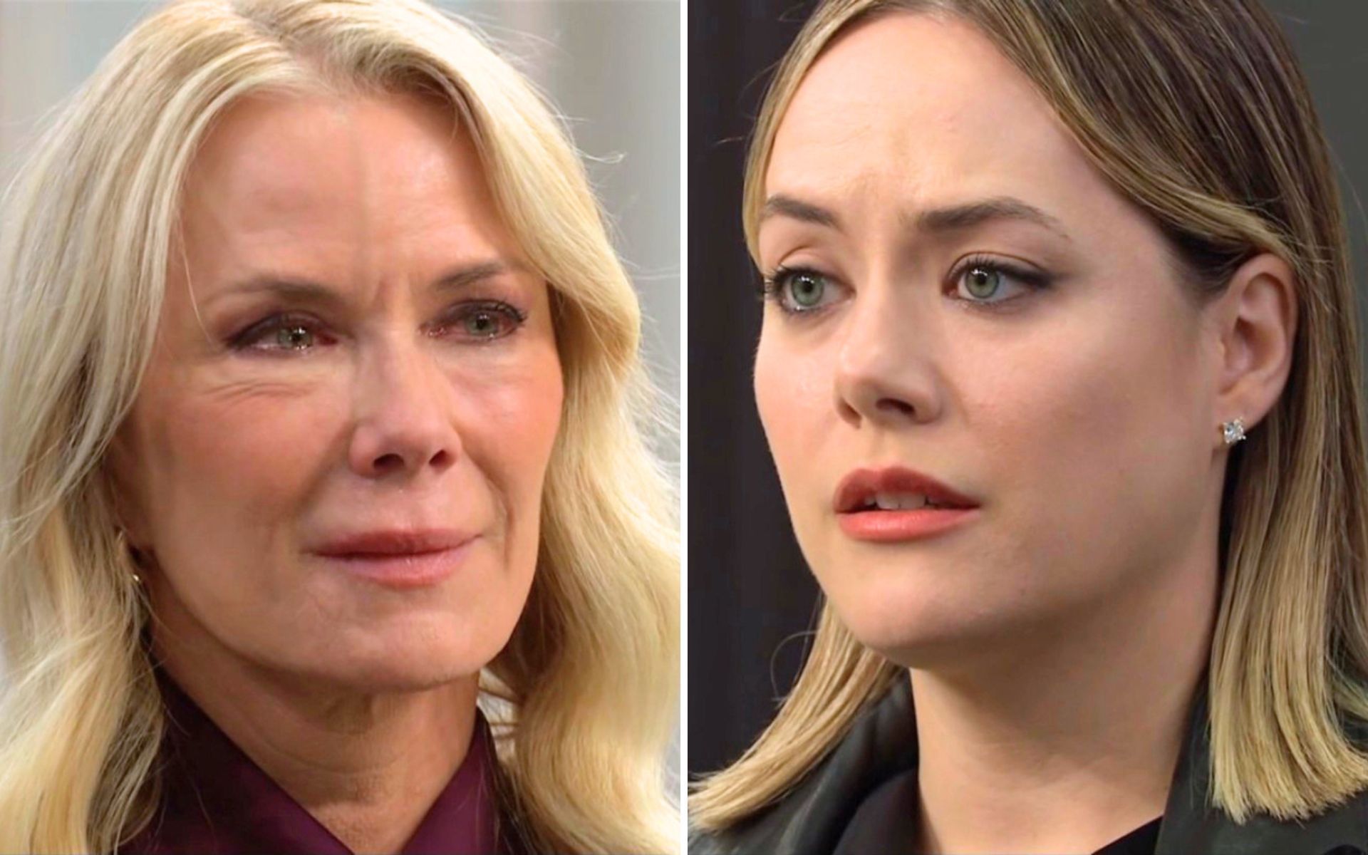 Hope asks for forgiveness while Brooke refuses to let go of the past | Image: CBS