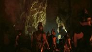 The Odyssey was filmed in Nestor's Cave, Voidokilia beach in Greece (Image Via YouTube/@UniversalPictures)