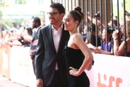 Sam Esmail (L) and Emmy Rossum attend the "Homecoming" premiere during 2018 Toronto International Film Festival at Ryerson Theatre on September 7, 2018 in Toronto, Canada. - Source: Getty
