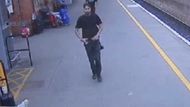 CCTV footage of the train station shown in Murder 24/7 (Image via YouTube/@BBC)