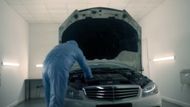 Forensics team investigating the car in Murder 24/7 (Image via YouTube/@BBC)
