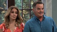 Olivia and Ned may inadvertently overhear the truth | Image: ABC
