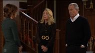 Victoria welcomed Victor and Nikki home to the ranch | Image: CBS