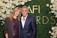 Laura Dern and George Clooney attend the AFI Awards - Source: Getty