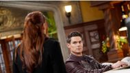 Sally Spectra (Courtney Hope) and Adam Newman (Mark Grossman) at the GCAC | Image: JPI