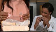 Naomi eating a poisoned sandwich meant for Bill could be tragic | Image: CBS, YouTube