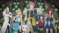Natsu and his friends - Source: A-1 Pictures