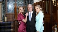 Victor (Eric Braeden), center, is flanked by his granddaughter, Claire (Hayley Erin), and his daughter, Abby (Melissa Ordway) | Image: JPI