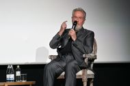 Ridley Scott attends a Q&A during "THE DOG STARS" Paris Special Screening - Source: Getty