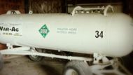 Anhydrous ammonia fertilizer tank (Image via YouTube/@Dateline NBC)