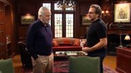 Eric and Ridge discussed Elecrtra | Image: CBS