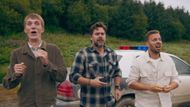The new trio in The Grand Tour (Image via YouTube/@Amazon Prime Video UK & IE)