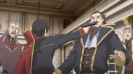 Leon points his gun towards Marquis - Source: Studio ENGI