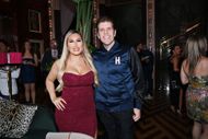 Lindsay Feldman and Perez Hilton attend the Vanity Fair and SmartTox Oscars viewing event at the Delilah Lounge on March 10, 2024 in Las Vegas, Nevada - Source: Getty