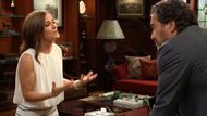 Taylor and Ridge talked about Steffy's marital problems with Finn | Image: CBS