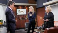 Jack (Peter Bergman), Ashley (Eileen Davidson), and Traci (Beth Maitland) may become even more powerful if they own Chancellor Industries | Image: JPI