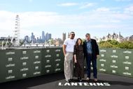 Aaron Pierre, Kelly Macdonald and Kyle Chandler attend "Lanterns" – Photocall - Source: Getty