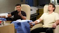 Theo and Johnny donate blood | Image: JPI