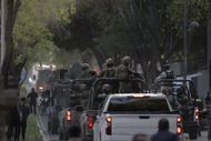 Operation After Recapture Of Ovidio Guzmán, Son Of Mexican Drug Trafficker Joaquín "El Chapo" Guzmán - Source: Getty