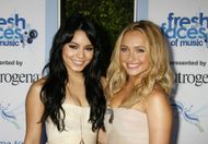 Actresses Vanessa Hudgens and Hayden Panettiere arrive at the Neutrogena Fresh Faces Music event to benefit VH1's Save The Music Foundation at Jim Henson Studios on September 26, 2009 in Hollywood, California - Source: Getty