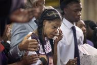 Donna Massey, the mother of Police Shooting Victim Sonya Massey Holds Rally In Chicago - Source: Getty