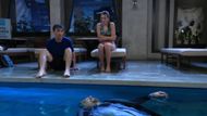 Jack landed in the pool when two kids wanted to take a swim | Image: ABC