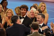 Stephen Colbert and crew accept the Outstanding Variety Series Award for "The Late Show With Stephen Colbert" onstage during the 78th Primetime Emmy Awards at Peacock Theater on September 14, 2026 in Los Angeles, California. - Source: Getty