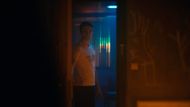 Tommy wearing a promo art T-shirt in the VisionQuest trailer (Image via YouTube/@Marvel Entertainment)
