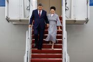 President Trump Welcomes China's President Xi At Joint Base Andrews - Source: Getty