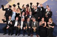 Stephen Colbert and crew - Source: Getty