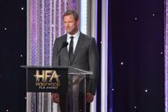Aaron Eckhart onstage during the 20th Annual Hollywood Film Awards - Show - Source: Getty
