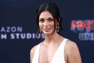 Morena Baccarin attends the Los Angeles Premiere Of Amazon MGM Studios "Masters Of The Universe" - Arrivals - Source: Getty