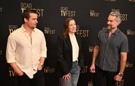 Jon-Michael Ecker, Molly Parker, and Omar Metwally - Source: Getty