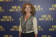 Alex Kingston at the "High Society" Press Night - Arrivals - Source: Getty