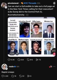 Rosie O’Donnel - Image via Threads