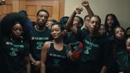 A snippet of the protest in A Different World Sequel Season 1 (Image Via YouTube/@YouTube)