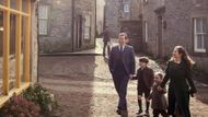 James, Jimmy, Rosie, and Helen in All Creatures Great and Small (Image Via Instagram/@channel5_tv)