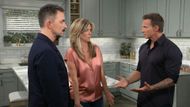 Carly had a confab with Valentin and Jason | Image: ABC