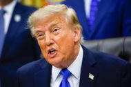U.S. President Donald Trump speaks during a meeting with U.S. travel executives in the Oval Office of the White House on September 02, 2026 in Washington, DC - Source: Getty