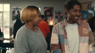 Hazel confessed to Amir about her long-distance boyfriend, Roger, in A Different World Sequel Season 1 (Image Via YouTube/@Netflix)