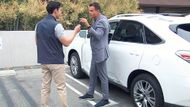 Drew gave the valet his car keys | Image: ABC