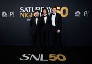 John Higgins, Martin Herlihy, and Ben Marshall attend SNL50: The Anniversary Special - Source: Getty
