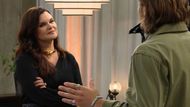 Katie didn't mind being compared to Stephanie by Will | Image: CBS