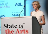 Selma Blair speaks onstage during the ADL State of the Arts: An Evening at The Jewish Museum on October 01, 2026 in New York City.- Source: Getty