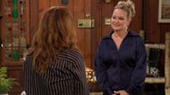 Sharon showed Mariah her new decor | Image: CBS